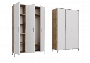Шкаф для одежды и белья АБШ 2-24Э (медицинский и лабораторный)
