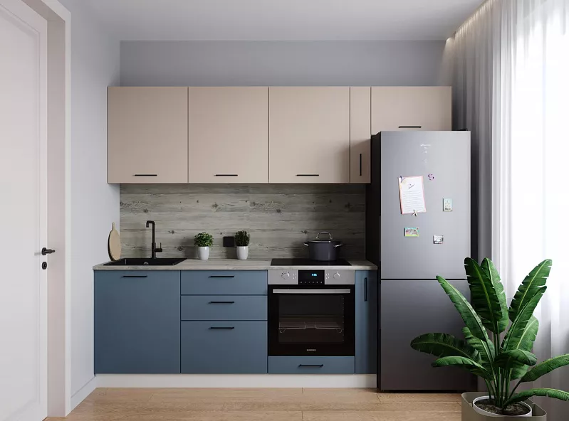 Кухонный гарнитур Фьюжн 2550 мм