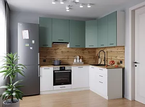 Кухонный гарнитур угловой Муссон 2200х1600 мм