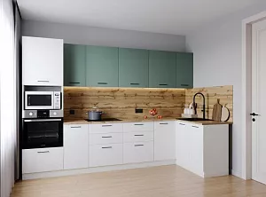 Кухонный гарнитур угловой Mуссон 3200x1400 мм