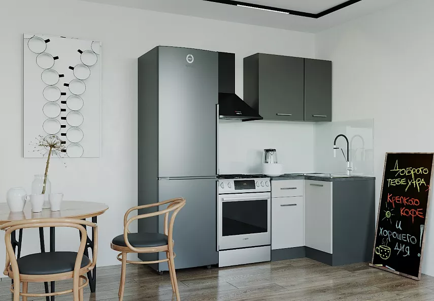 Кухонный гарнитур угловой Прима 1000х1000 мм Кухонный гарнитур угловой Прима 1000х1000 мм