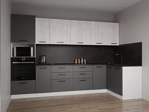 Кухонный гарнитур угловой Санторини 3200х1400 мм