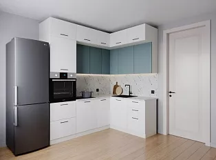 Кухонный гарнитур угловой Ниагара 2200х1700 мм