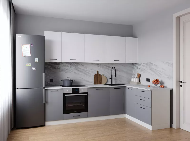 Кухонный гарнитур угловой Элеганция 2600х1600 мм