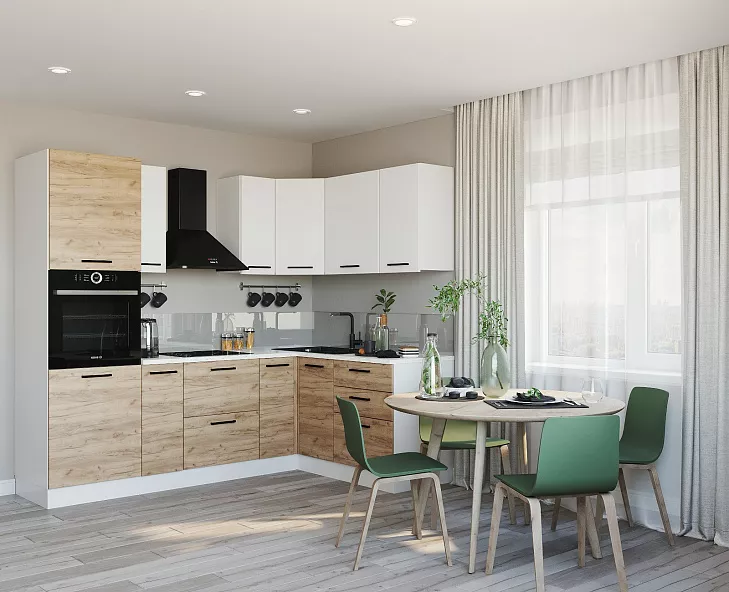 Кухонный гарнитур угловой Лада 2400х1600 мм