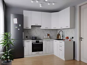 Кухонный гарнитур угловой Бланка 2200х1600 мм