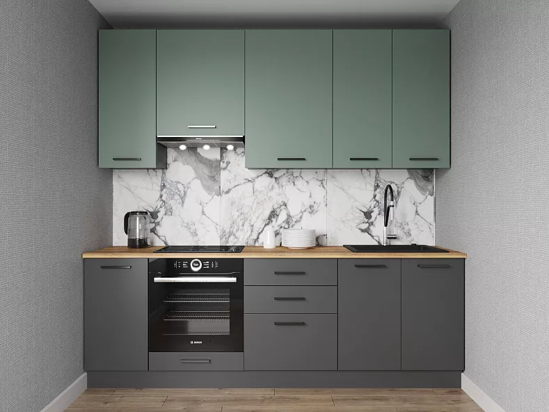 Кухонный гарнитур Лофт 2400 мм (верх 950 мм)