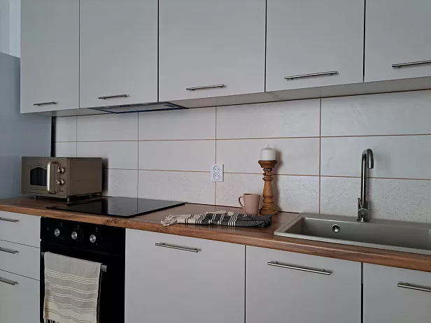 Кухонный гарнитур Прямой, ЛДСП, сатин, дуб вотан