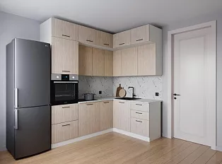 Кухонный гарнитур угловой Шимо 2200х1700 мм