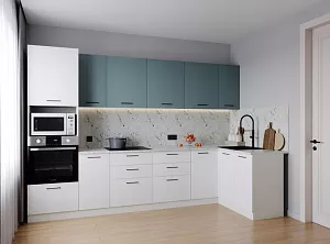 Кухонный гарнитур угловой Ниагара 3200х1400 мм