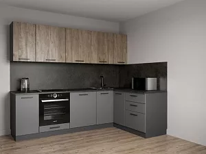 Кухонный гарнитур угловой Умбра 2600х1600 мм