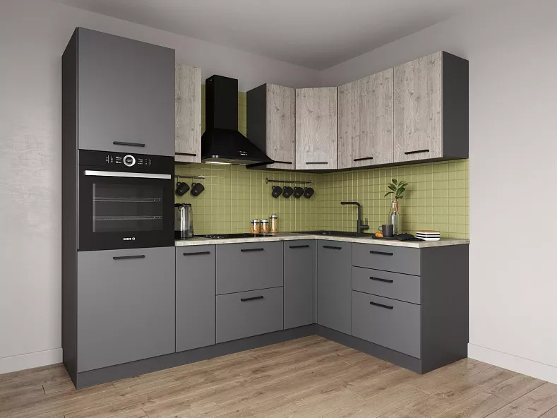 Кухонный гарнитур угловой Антик 2400х1600 мм