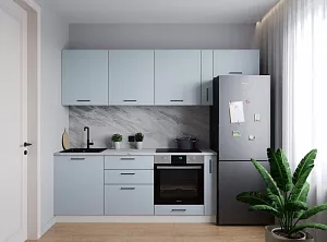 Кухонный гарнитур Смоки 2550 мм