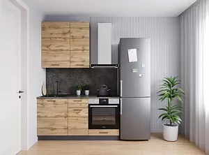 Кухонный гарнитур Крафт 1600 мм (верх 950 мм)