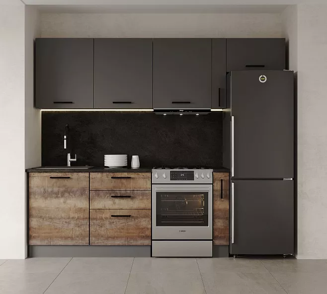 Кухонный гарнитур Трансильвания 2550 мм Кухонный гарнитур Трансильвания 2550 мм