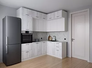 Кухонный гарнитур угловой Бланка 2200х1700 мм