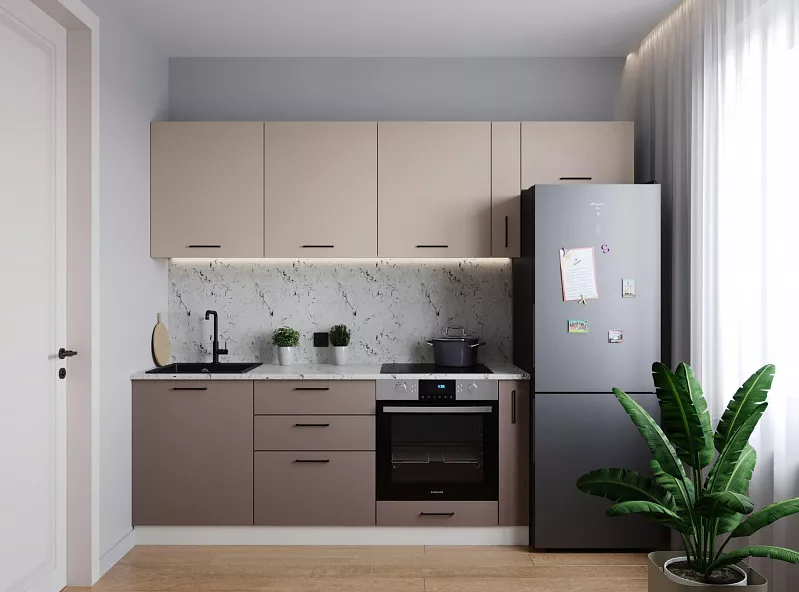 Кухонный гарнитур Латте 2550 мм