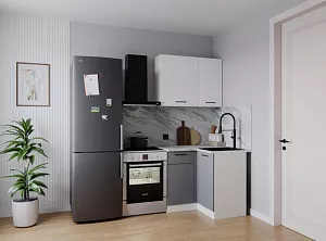 Кухонный гарнитур угловой Элеганция 1000х1000 мм