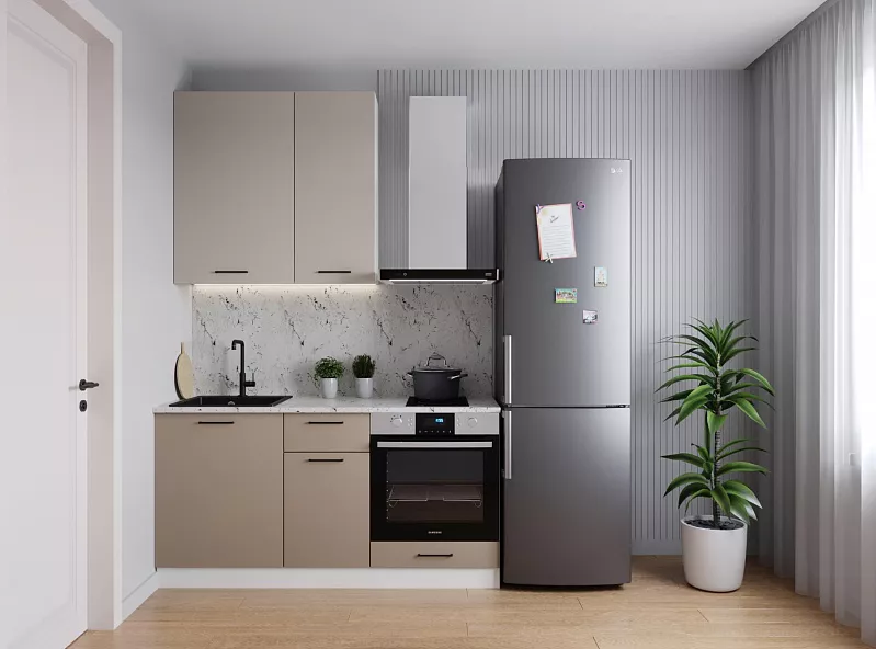 Кухонный гарнитур Каппучино 1600 мм (верх 950 мм)