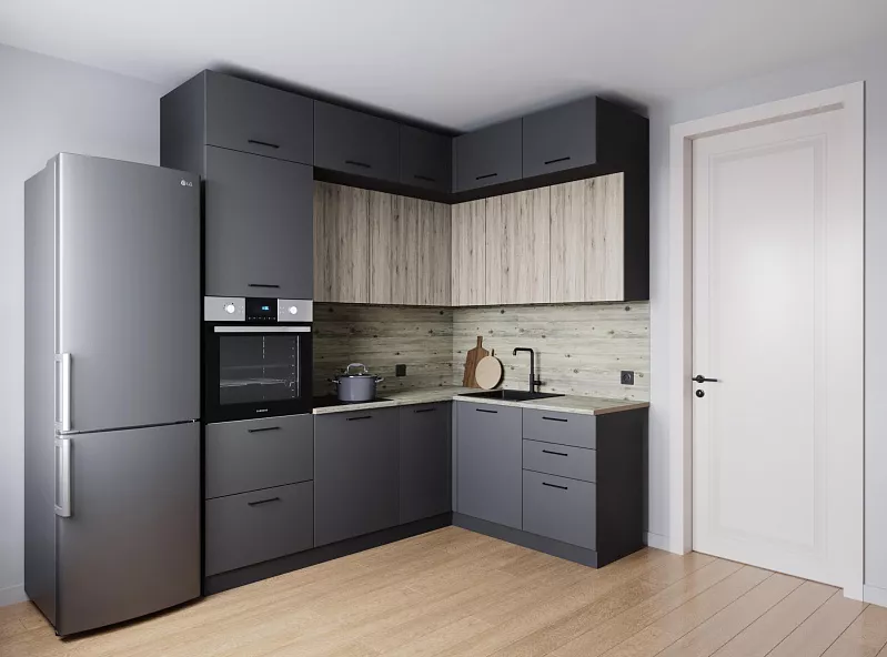 Кухонный гарнитур угловой Антик 2200х1700 мм