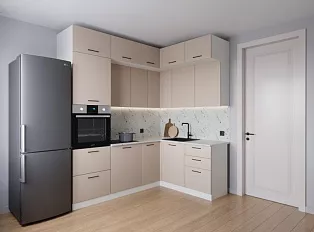 Кухонный гарнитур угловой Шампань 2200х1700 мм