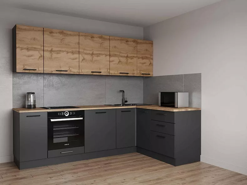 Кухонный гарнитур угловой Дели 2600х1600 мм