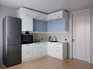 Кухонный гарнитур угловой Капри 2200х1700 мм