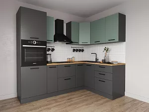 Кухонный гарнитур угловой Изумруд 2400х1600 мм
