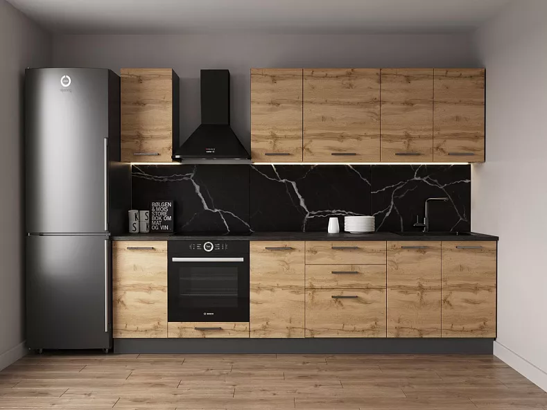 Кухонный гарнитур Крафт 2800 мм Кухонный гарнитур Крафт 2800 мм