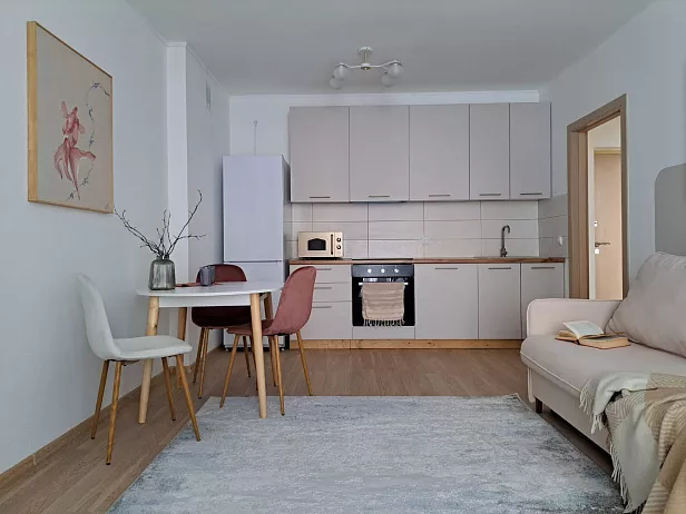 Кухонный гарнитур Прямой, ЛДСП, сатин, дуб вотан