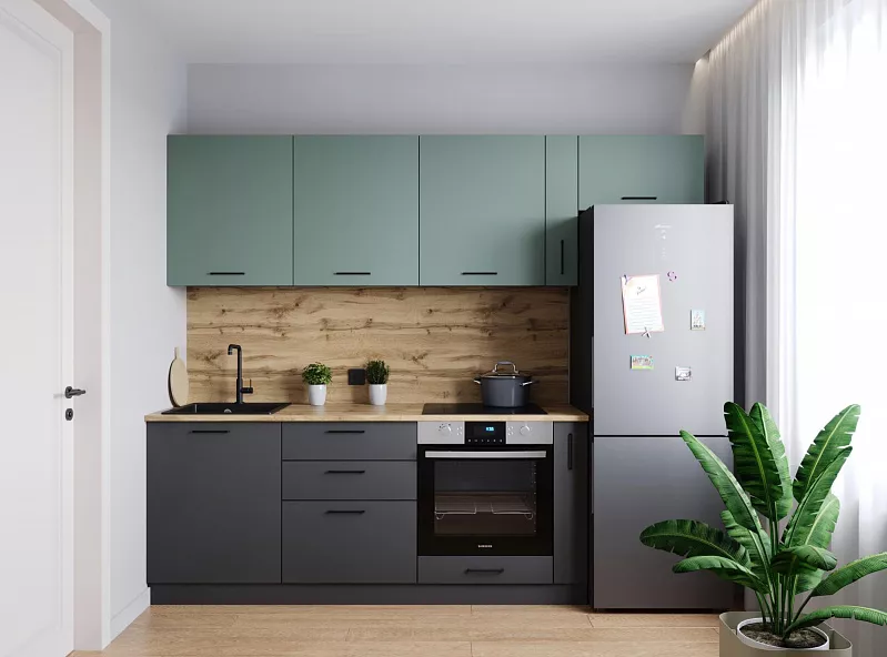 Кухонный гарнитур Изумруд 2550 мм