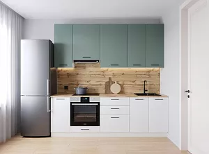 Кухонный гарнитур Муссон 2400 мм (верх 950 мм)