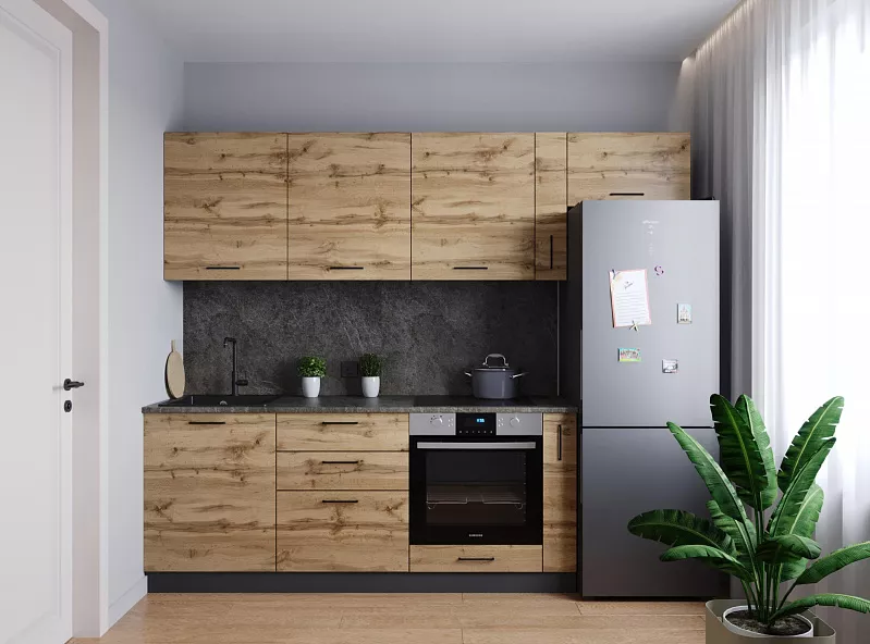 Кухонный гарнитур Крафт 2550 мм