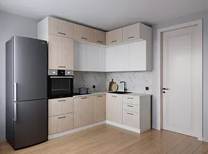 Кухонный гарнитур угловой Демо 2200х1700 мм