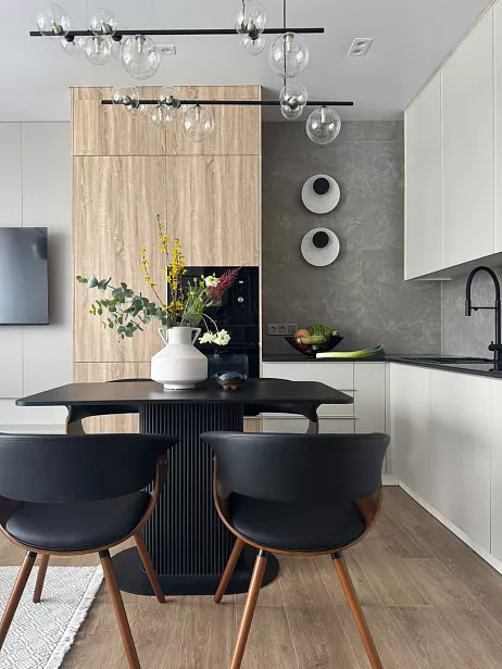 Кухонный гарнитур Угловой, МДФ + ЛДСП, меренга №283