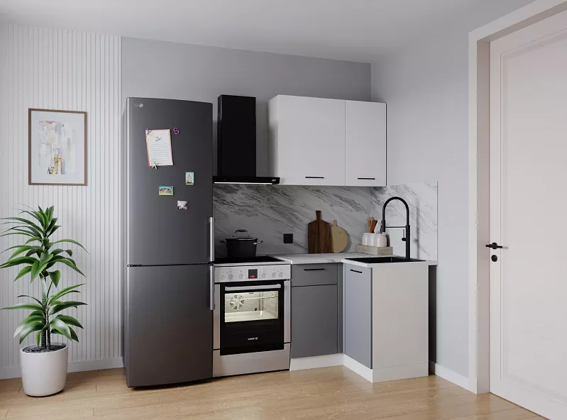 Кухонный гарнитур угловой Элеганция 1000х1000 мм