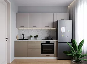 Кухонный гарнитур Каппучино 2550 мм