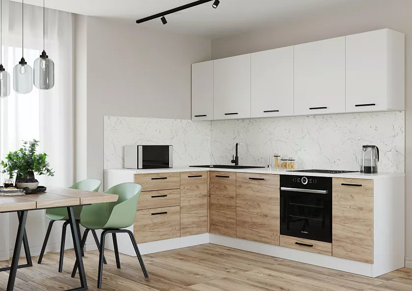 Кухонный гарнитур угловой Лада 2600х1600 мм