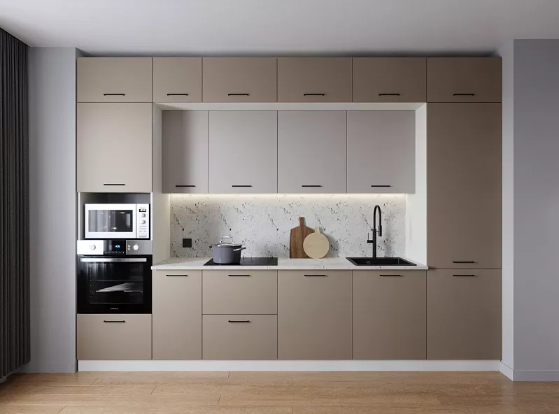 Кухонный гарнитур Каппучино 3400 мм