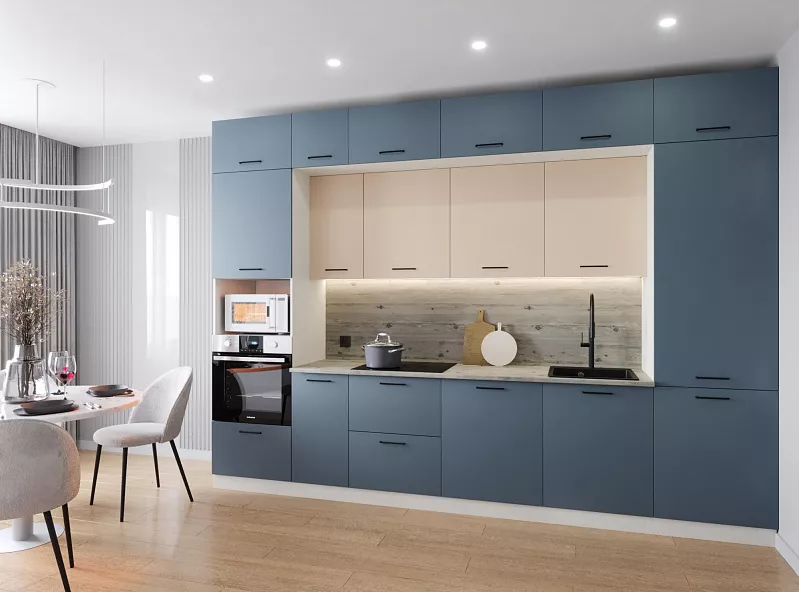 Кухонный гарнитур Фьюжн 3400 мм