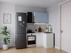 Кухонный гарнитур угловой Капри 1000х1000 мм