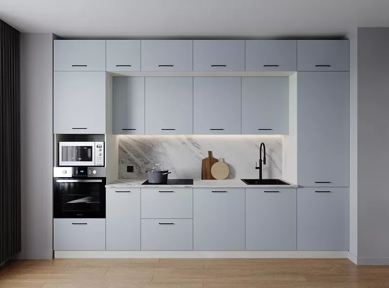 Кухонный гарнитур Смоки 3400 мм